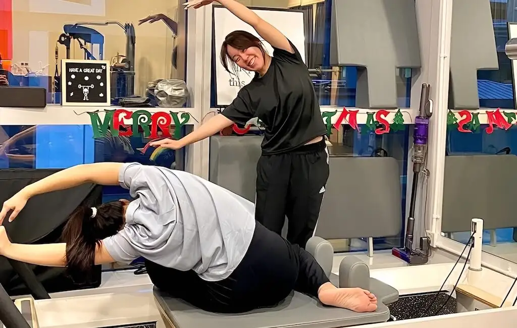 One-on-one physiotherapy session