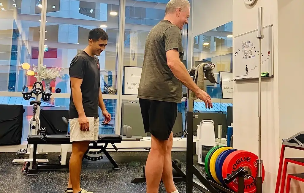 Hands-on therapy session