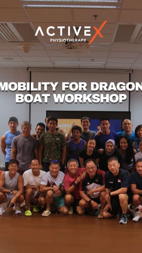 Our physios, Isabelle & Nick spent Sunday morning with the Singapore National Dragon Boat Senior Tea
