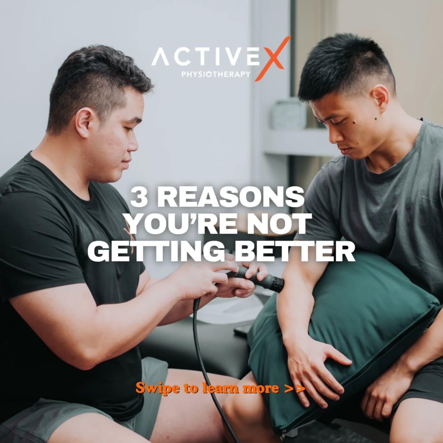 If pain has stuck around longer than it should (typically over 3 months), the problem usually isn't 