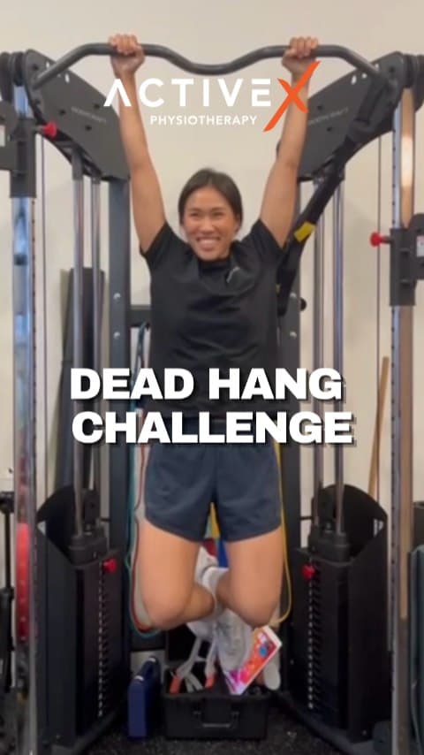 New challenge💥 
The Dead Hang Challenge is on! 💀💪

A simple test of grip strength, upper body end