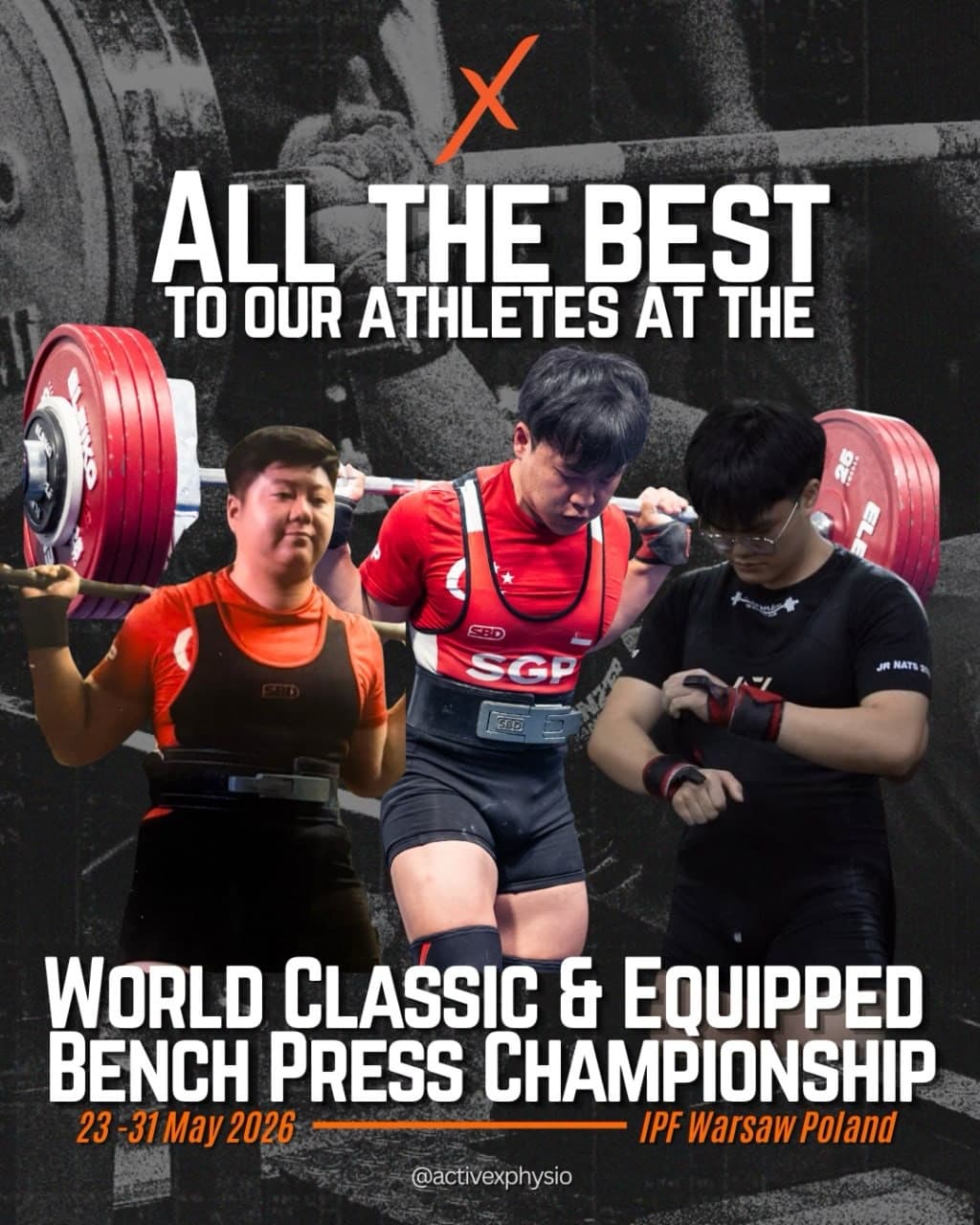 This weekend, our clients will take the stage at the 🇵🇱 2026 IPF World Classic Bench Press Champio