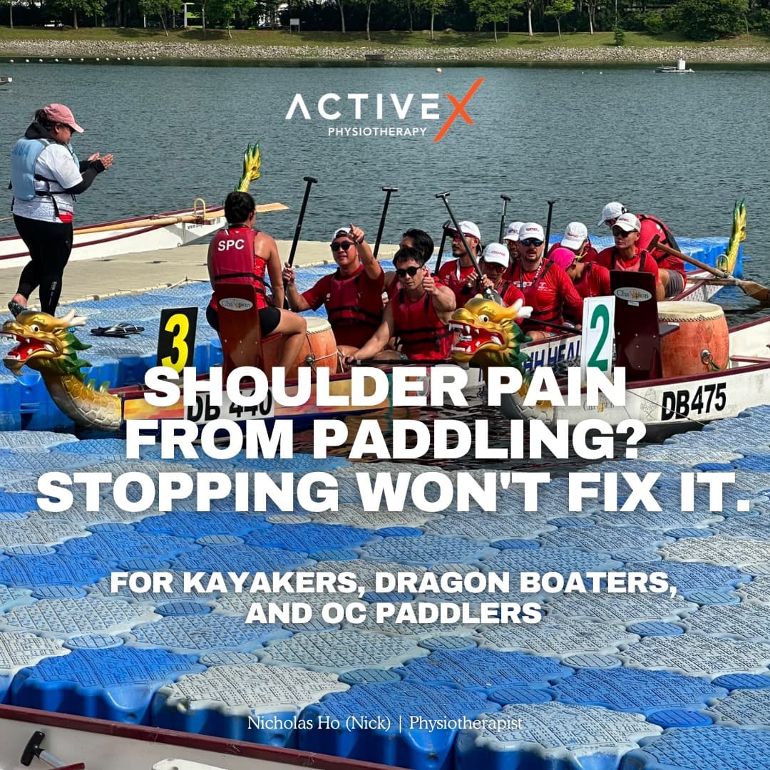 Shoulder pain from paddling rarely comes from one bad session. It builds over thousands of strokes,
